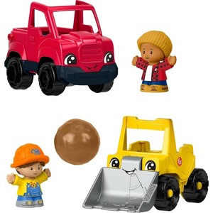 Fisher-Price Little People Toddler Toys, Work Around Town 5-Piece Vehicle & Figure Set - 1 of 4