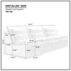 Sapphtopaz Sofa Chair with Upholstered Backrest Comfy Couches for Living Room with Removable Cushion Couch for Apartment,Bedroom - 4 of 4