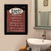 "Laundry Rules" by Linda Spivey, Ready to Hang Framed Print, Black Frame - 3 of 4