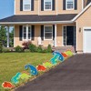 Big Dot of Happiness Roar Dinosaur - T-Rex Triceratops Stegosaurus & Brontosaurus Lawn Decor - Outdoor Baby Shower or Birthday Party Yard Decor -10 Pc - 3 of 4