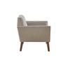 VYNXARIA Mid Century Modern lounge chair with arm support£¬LIGHT GREY - 4 of 4