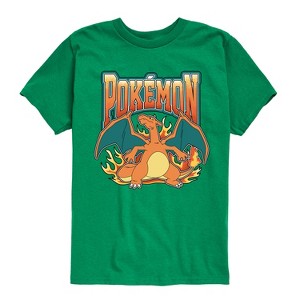 Boys' - Pokémon - Charizard Collegiate Short Sleeve Graphic T-Shirt - 1 of 4