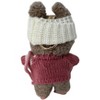 Doll Clothes Superstore Pretty in Pink Striped Sweater Set with Hat and Purse for 17.5 cm Labubu Dolls - 4 of 4