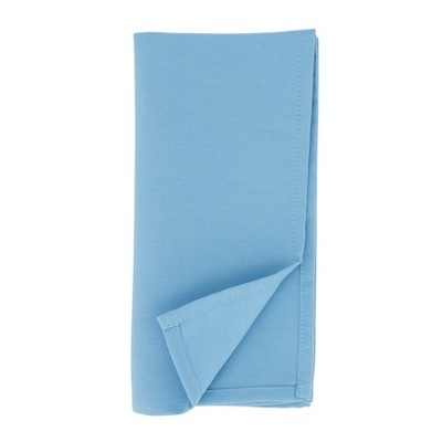 Aqua Cotton Everyday Cloth Table Napkins Set of 12
