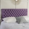 KTMBDW Tufted Upholstered Headboard Queen Size, Solid Wood Head Board with Durable Metal Legs, Adjustable Height Bed Beadboard - 2 of 4
