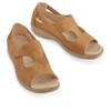 Collections Etc Adjustable Touch Closure Comfort Walking Sandals - 4 of 4