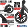 Folding Kick Scooter for Adults and Teens - Adjustable Handlebar - Lightweight Durable Frame - 200mm Wheels - Madd Gear Scoot 200 - 4 of 4