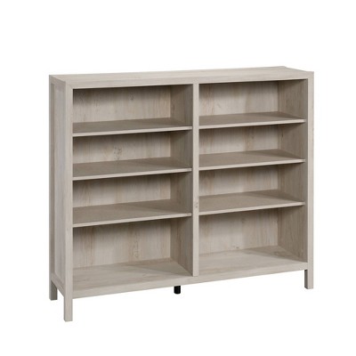 47.63" Pacific View Vertical Bookcase with 4 Adjustable Shelves Chalked Chestnut - Sauder