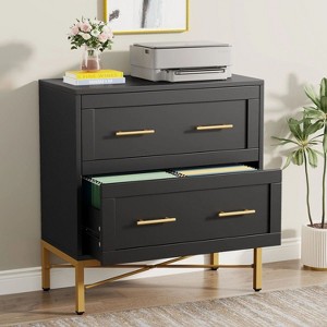 Hommoo 2-Drawer File Cabinet, Lateral Storage Cabinet Printer Stand - 1 of 4
