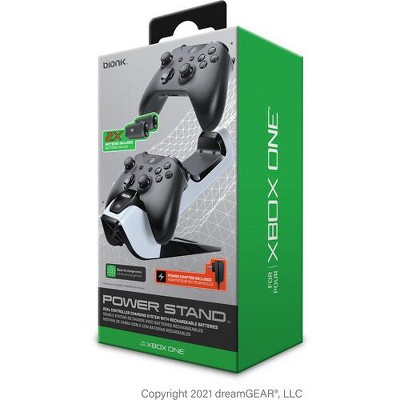 Bionik - BIONIK BNK-9029 - Xbox One - Power Stand Dual Dock Controller Charge Stand