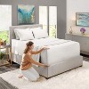 Hearth & Harbor 6 Piece Sheet Set, Extra Deep Pocket Sheets Fits Mattress up to 21", Soft Microfiber Sheets - 2 of 4