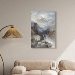 Art Remedy Mountain of the Holy Cross 1890 Vintage Landscape Art Unframed - 1 of 4