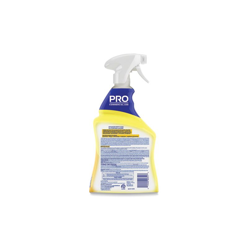 Professional LYSOL Brand Advanced Deep Clean All Purpose Cleaner, Lemon Breeze, 32 oz Trigger Spray Bottle, 4 of 8