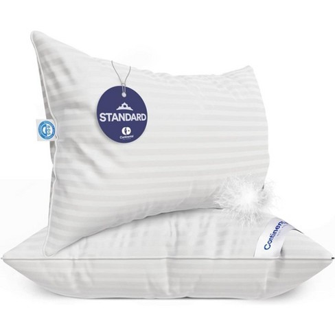 Continental bedding goose down clearance pillow