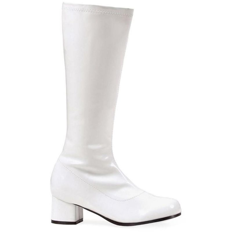 White Dora Gogo Child Costume Boots, 1 of 2