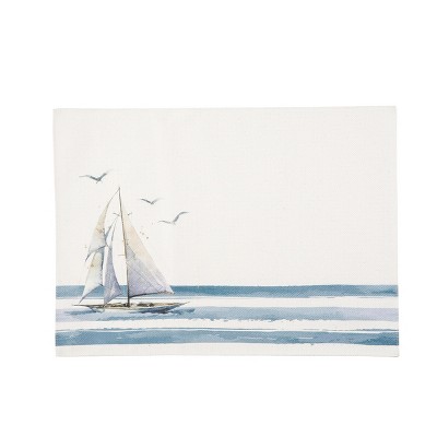 C&F Home Let Your Dreams Set Sail Embroidered Placemat Set of 6