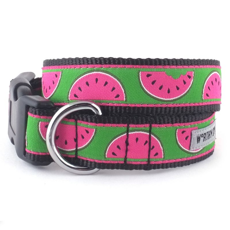 The Worthy Dog Watermelon Dog Collar, 1 of 2