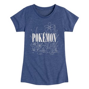Girls' - Pokémon - Botanical Oddish Pokemon Fitted Short Sleeve Graphic T-Shirt - 1 of 4