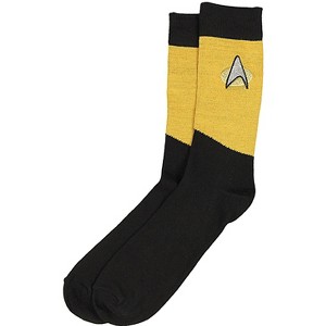 Seven Times Six Star Trek The Next Generation Uniform Adult Crew Socks - 1 of 3