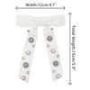 INSPIRE CHIC Women's Velvet Elegant Pre-tied Rhinestone Vintage Bow Tie - 2 of 4