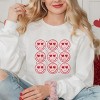 Simply Sage Market Nine Valentine Faces Sweatshirt - 2 of 4