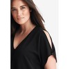 ellos Plus Size Slit Sleeve Blouse - 4 of 4