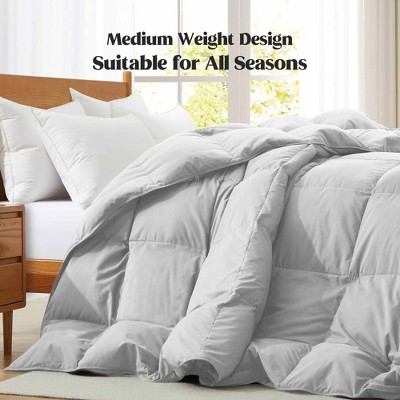 Peace Nest All-season Warmth White Goose Down Comforter Duvet Insert With  360tc Fabric, King : Target