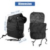 Unique Bargains Universal Outdoor Spare Tire Trash Bag Cargo Storage Bag Gear Bag for Off-Road Truck SUV Tailgate Trash Bag Tire Backpack Black 1 Pc - 3 of 4