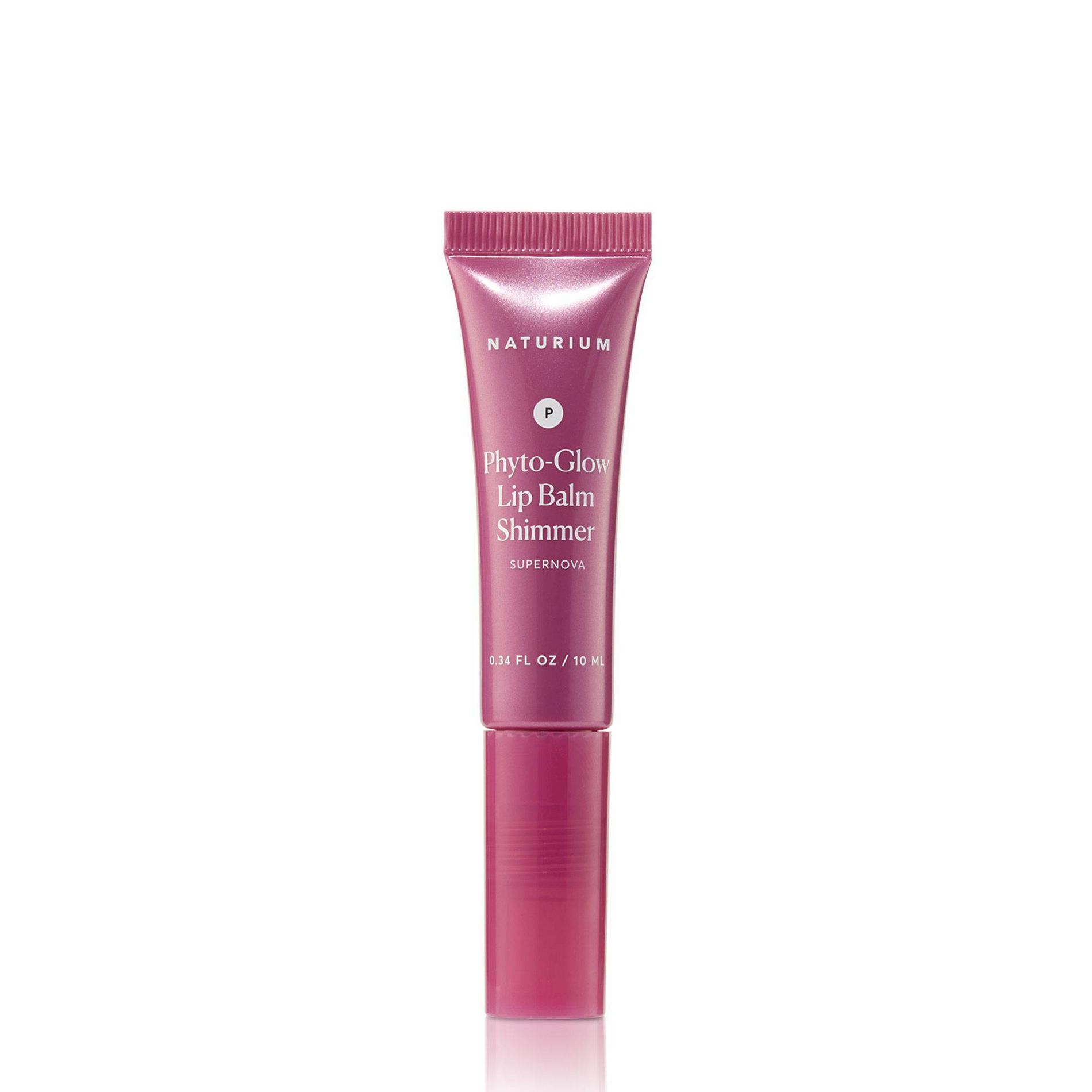 Naturium Phyto-Glow Shimmer Lip Balm - Supernova - 0.34 fl oz: Plumping, Hydrating, Liquid Form