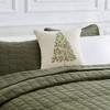 Christmas Holiday Embroidered Throw Pillow - Great Bay Home - 3 of 4