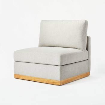 Woodland Hills Modular Sectional Chair Light Gray - Threshold™ designed with Studio McGee