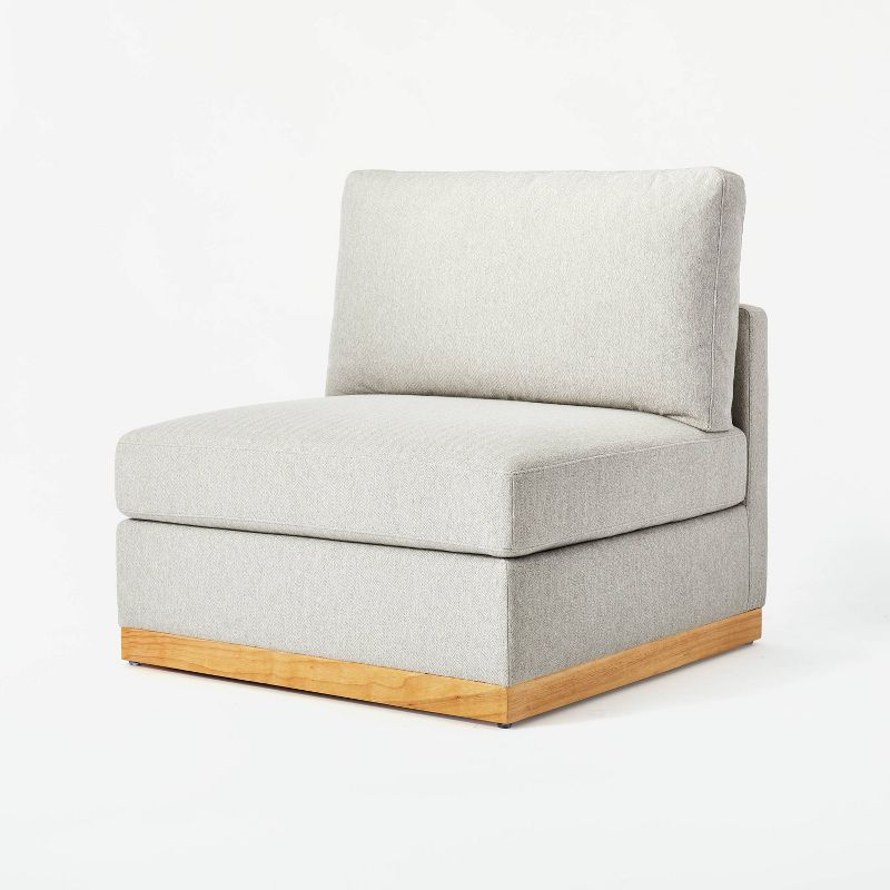 Woodland Hills Modular Sectional Chair Light Gray - Threshold&#8482; designed with Studio McGee, 1 of 10