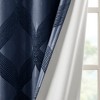 MAYEERTY Ogee Knitted Jacquard Total Blackout Curtain Panel(Only 1 Pc Panel) - 2 of 4