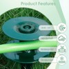Infurnic 10 Inch Hose Nozzles and Wands Garden Hose Guide Spike, Rust Free Zink Sturdy Metal Stake for Plant Protection Greenhouse, Yard Lawn, 2PCS - 4 of 4