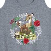 Women's - Disney - Christmas - Family In The Forest Graphic Racerback Tank - 2 of 4