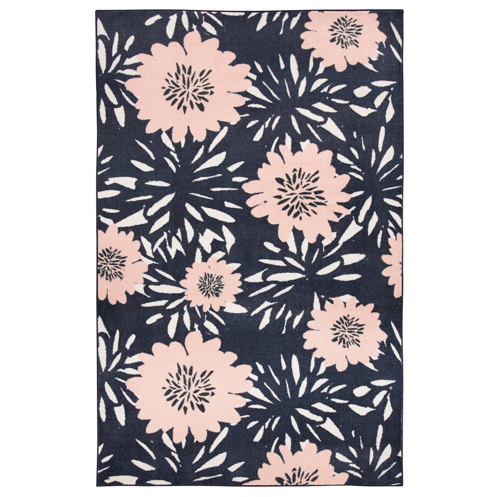 5'x8' Flower Burst Rug Navy - Mohawk