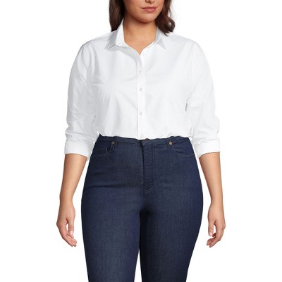 Lands' End Women's High Rise Adaptive Lycra Skinny Jeans