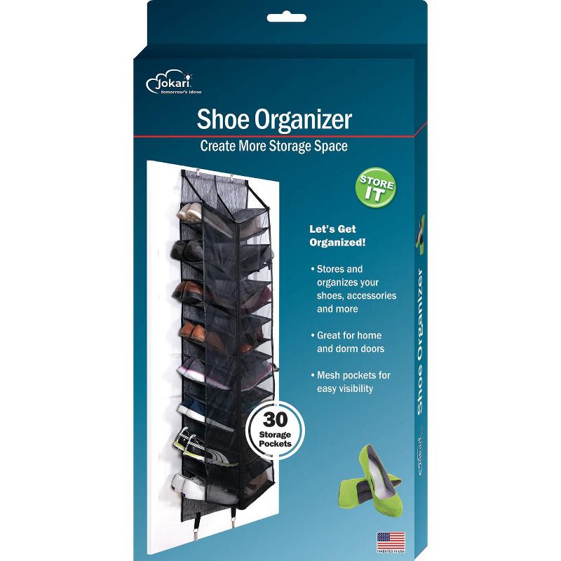 Jokari Shoe Organizer - Maximize Closet Space with Our Hanging 30-Pocket Over-the-Door Shoe Caddy, 5 of 6