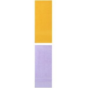 REGALWOVEN Solid Textured Absorbent Soft Decorative Hand Towel Set 13" x 30"/14" x 30" 2 Pcs - 1 of 4