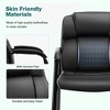Grungis Office Chair with Padded Arms,PU Leather Desk Chair for Adult,Student - 4 of 4
