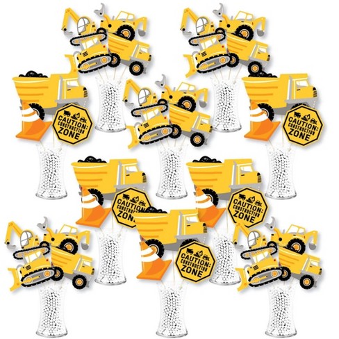 Big Dot of Happiness Honey Bee - Baby Shower or Birthday Party Centerpiece  Sticks - Table Toppers - Set of 15