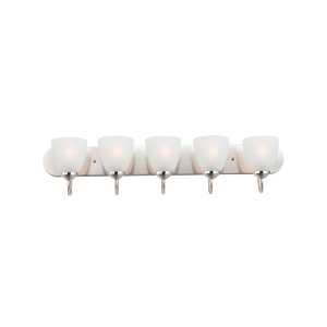 Maxim Lighting Axis 5 - Light Vanity in  Satin Nickel - 1 of 4
