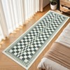 Checkered Area Rugs for Living Room Soft Modern Geometric Rug Non-Slip Low Pile Carpet for Bedroom, Dining Room - 2 of 4