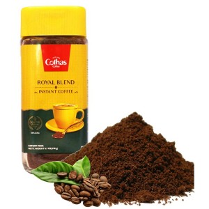 Cothas Traditional Royal Blend Instant Coffee Powder - Pack of 4 ,  Each Bottle 190g = 8lbs [ Coffee : 100% ] - 1 of 4