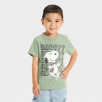 Toddler Boys' Snoopy Graphic T-Shirt - Green