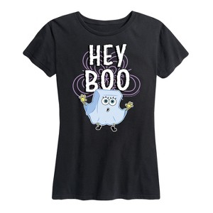 Women's - SpongeBob SquarePants - Hey Boo Short Sleeve Graphic T-Shirt - 1 of 4