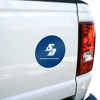 University of San Diego Primary Logo Automotive Car Window Locker Circle Bumper Sticker - 4 of 4