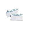 Quality Park Redi Strip Security Tinted Envelope #10 4 1/8 x 9 1/2 White 30/Box 69112 - 2 of 3