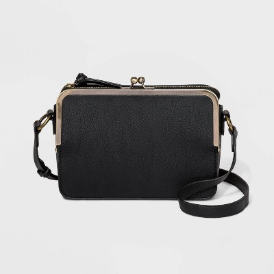 Kisslock Crossbody Bag Universal Thread Black Target