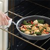 T-fal 12pc Signature Titanium Nonstick Cookware Set Dark Gray: Safe Nonstick, Tempered Glass Lids, Oven-Safe, Ergonomic Handles - 3 of 4